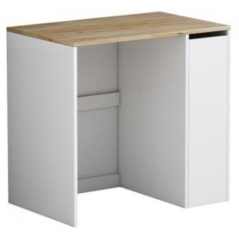 Armario para Lavadora Viktor, Blanco, 93.5 x 88.5 cm con 3 Compartimentos