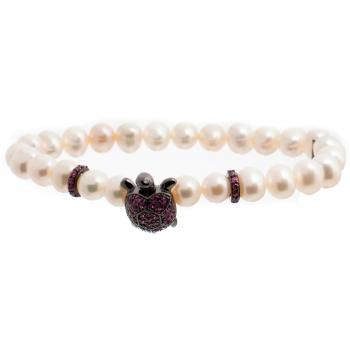 Brazalete de mujer Lancaster JLA-BR-TURTLE-5-WH, 16 mm