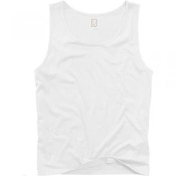 Brandit Men's White Tank Top - Size 4XL (Available in S to 5XL)