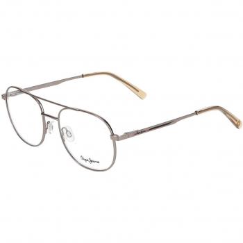Gafas Graduadas Pepe Jeans PJ 1382 C4 Plateadas para Hombre con Lentes Recetados de 52 mm