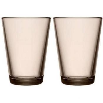 Iittala Kartio - Vaso (40 cl, 2 Unidades) Linen