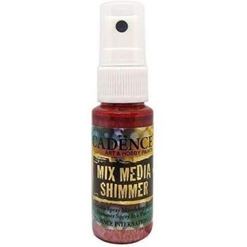 Cadence Spray Mix Media Shimmer Rojo Ref.MMS16