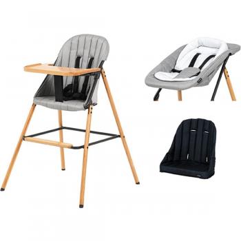 Pack trona madera+tumbona+reductor Grey