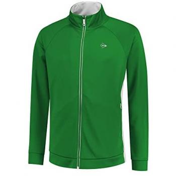 Dunlop Chaqueta de Entrenamiento Knitted para Hombres - Verde, Blanco