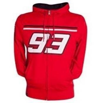 Sudadera Marc Marquez 93 con capucha y cierre delantero