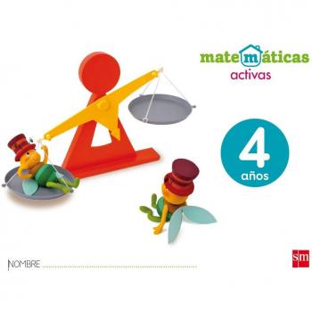 Matemáticas activas. 4 años - 9788467592276 - Javier Bernabeu Ruiz
