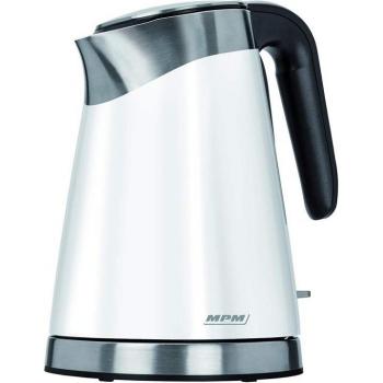 MPM MCZ-56 Hervidor de Agua Eléctrico Inalámbrico de Acero Inoxidable, 1.7 Litros, 2200W, Libre de BPA