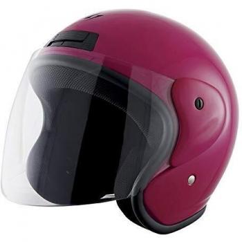 Stormer - Casco jet moto Sun liso fucsia XL