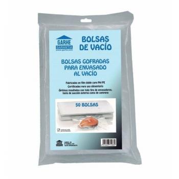 Bolsas para Envasadora Garhe 31296, 25 x 35 cm, paquete de 50 unidades, malla