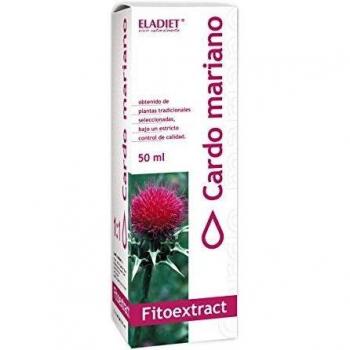 Fitoextract de Cardo Mariano - 50 ml - Ayuda al Correcto Funcionamiento del Sistema Digestivo y del Hígado - Ideal para Reducir la Sensación de Pesadez Tras las Comidas - Eladiet
