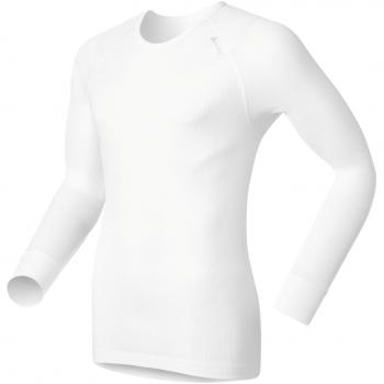 Odlo Shirt Long Sleeve Crew Neck Cubic - Guantes de esquí para Hombre, Color Blanco, Talla 2XL