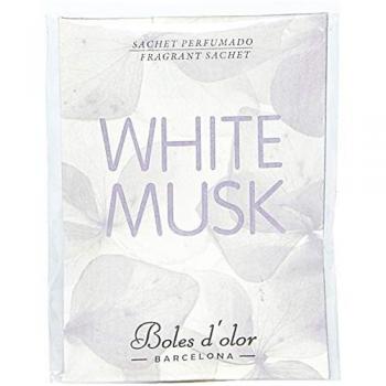 Boles d'olor Mini Sachet Perfumado White Musk - Ambientador de perfume, 36 unidades de 20 ml cada una, aroma duradero para armarios, automóviles, cajones y cajas