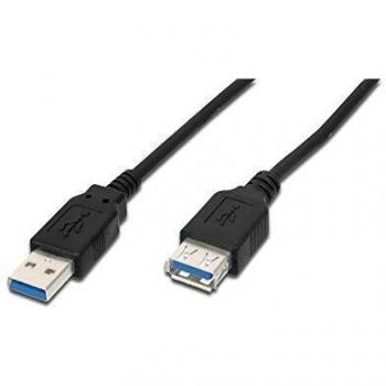 Cable de extensión DIGITUS USB 3.0 - 3m - cable de conexión para USB tipo A - supervelocidad 5GBit / s - negro