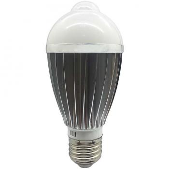 Sensor Pera, 9 W E27 LED Bombilla con detector de movimiento PIR Blanco 5000 K bombilla de bajo consumo bombilla para escaleras hogar Puerta para jardín garaje Sótano abgang, E27, 9.00 wattsW