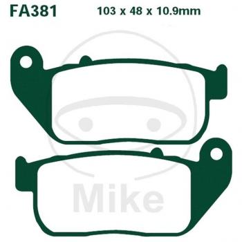 Pastillas de freno sinterizadas EBC FA381HH para moto - Alto rendimiento y durabilidad