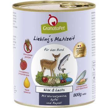 GranataPet Liebling's Mahlzeit 800 g - Venado y salmón