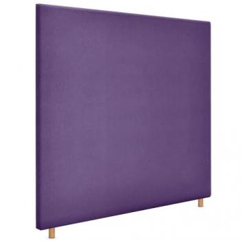 Cabecero Tapizado Aqualine Liso hasta el Suelo 135x120cm en Tela Lila para Camas 120/135