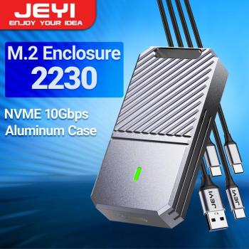 Carcasa SSD NVMe 2230 PCIe USB3.2 10Gbps de Aluminio, Caja Externa Portátil para Disco de Estado Sólido