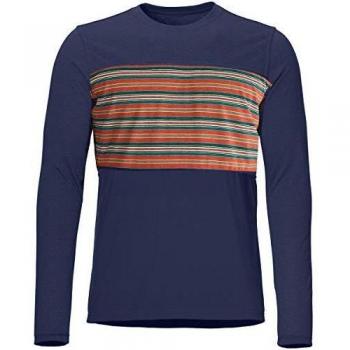 Marmot Echo View Langarmshirt Camiseta de Manga Larga para Hombre, Azul Marino, Medium