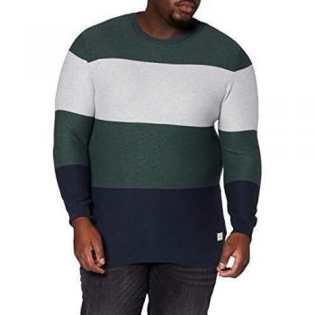 Jack & Jones JORFLAME Knit Crew Neck PS Pullover, Trekking Green, EU3XL US1XL para Mujer