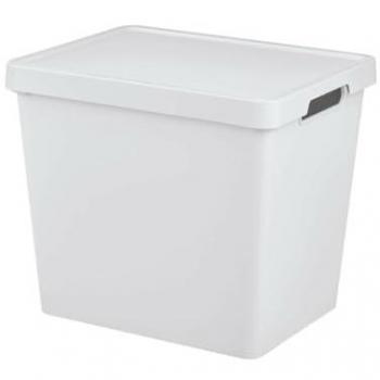Caja de Almacenaje con Tapa Tontarelli Maya Blanco 23,9 L 36 x 28 x 31,1 cm