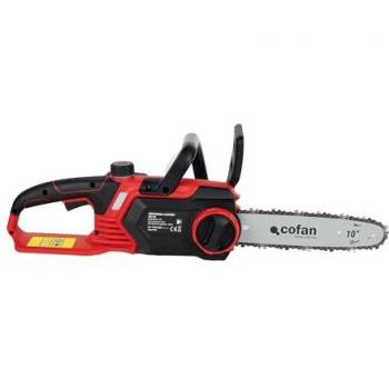 Motosierra a batería sin escobillas 20V con espada de 10 y engrase automático, incluye batería Li-Ion 2.0 Ah y cargador