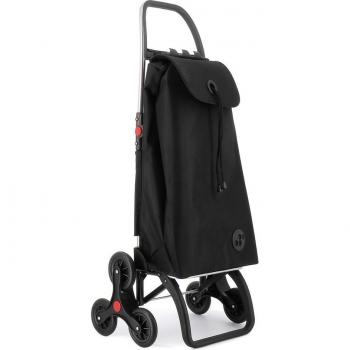 Carro de la compra Rolser I-Max MF 6 Logic con 6 ruedas para escaleras, plegable, color negro