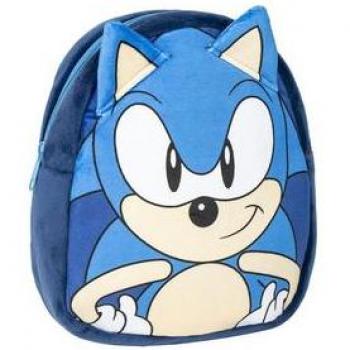 Mochila Guardería 3D Peluche Sonic Azul 77771