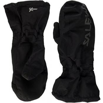 SALEWA ortles Powertex 3L Over Mitten Guantes, Otoño-Invierno, Mujer, Color Black out, tamaño Medium