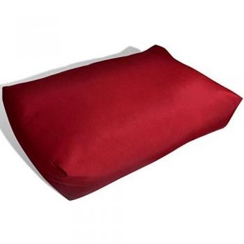 vidaXL Cojín Tapizado de Asiento 60 x 40 x 20 cm Rojo de Vino