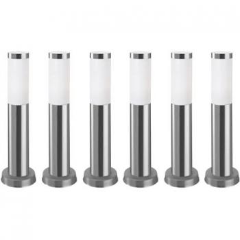 FORLIGHT KORAL Baliza Exterior para Jardín Resistente Al Agua IP55 | Poste de Luz para Sendero y Camino | Lámpara Bolardo de Acero Inoxidable | 23W | Farolillo Moderno | Ac