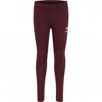 Hummel Onze Girls' Leggings - Red, Size 14