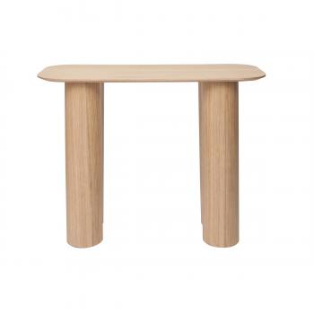 Consola de diseño en madera clara 100 cm FOLEEN