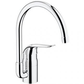 Grohe 32786000 32786000-Euroeco Grifo de Cocina, Plateado