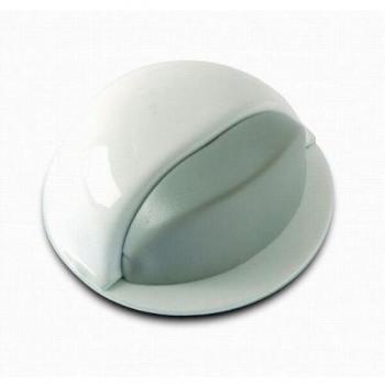 Tope Adhesivo de Acero Lacado Blanco para Puertas, Medidas 2.2 x 4.9 x 4.9 cm