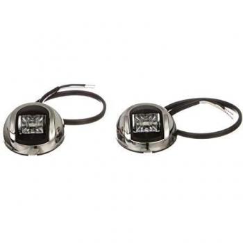 Attwood 3560-7 Juego led babor/estribor vertical acero inoxidable, 1 mn