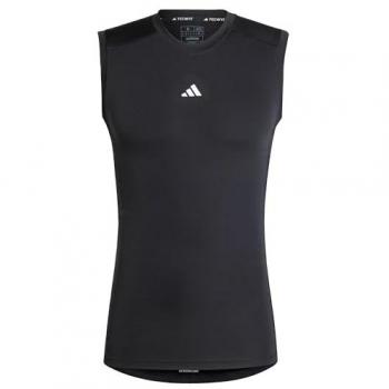 Adidas Men's Techfit Compression Training Sleeveless T-Shirt Black M
