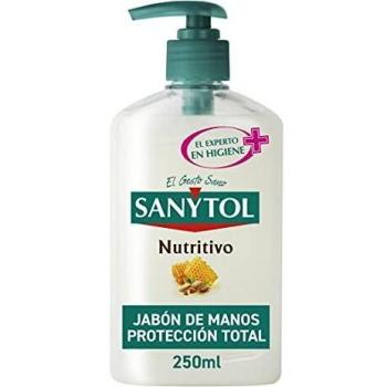 Sanytol con Protección Total Contra Agentes Externos, Jabón de Manos Nutritivo, Dosificador de 250 Ml