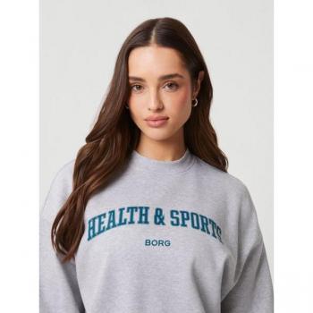 Björn Borg Studio Oversized Crew Grey, Medium