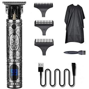 Cotify Electric - Pro Li - Maquinilla eléctrica para cortar el pelo, inalámbrica y recargable, pantalla LCD, recortadora de pelo, ideal para contornos, maquinilla para cortar el pelo para hombre