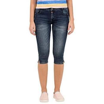 Timezone Slim New Salometz 3/4 Pantalones Cortos, Azul