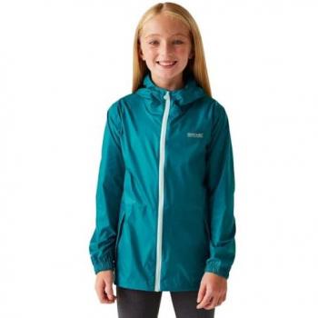 Regatta Kids Lightweight Waterproof Packaway Jacket - Breathable & Durable for Outdoor Activities, Size 5-6 Years