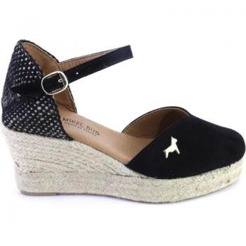 Alpargatas de mujer MIKEL BUB CHLOE negro ante/serraje 523