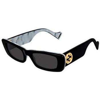 Gucci Women's Sunglasses Model GG0516S Black Grey 52mm