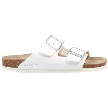 Sandalias Planas Genuins para Mujer con Planta Anatómica en Color Blanco - Modelo G104362