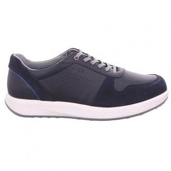 Zapatillas Joya SVEN - Corte Deportivo - Cuero Auténtico - Azul - Talla 41