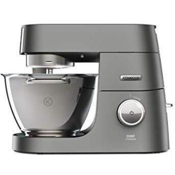 DeLonghi Titanium Chef System Pro robot de cocina, 1500 W, 3 kg, 10 Decibelios, Plata