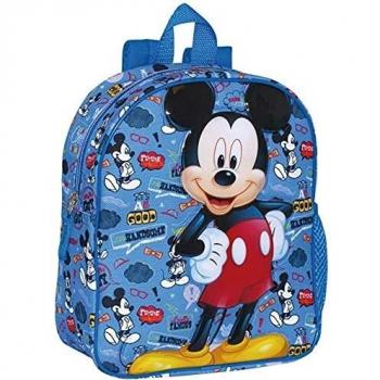 PERONA BAGS Mochila pequeña 28cm de Mickey Mouse 'Famous'