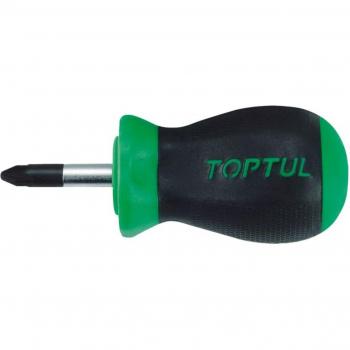 Destornillador TOPTUL FCBB0103, destornillador de precisión, mango ergonómico, punta magnética, fabricado en acero al cromo vanadio, diseño antideslizante