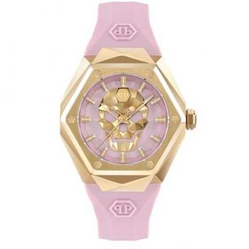 Philipp Plein High-Conic Green Quartz Watch for Women - Unisize, Silicone & Stainless Steel